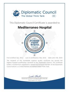 DC Certificate Hospital Mediterraneo Hospital 0318 0219 page 001 225x300 - DC Certificate Hospital_Mediterraneo Hospital_0318_0219-page-001